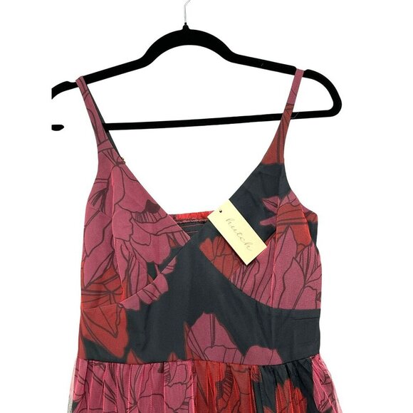 Anthropologie Hutch Freya Sleeveless Tiered Tulle Maxi Dress Size 8 NWT - Picture 6 of 11